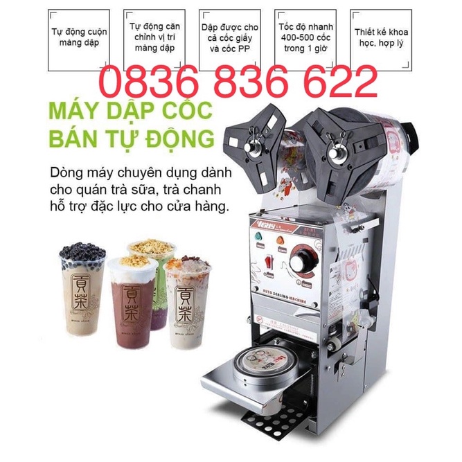 Máy dập cốc bán tự động Verly WillY 680 - Bảo hành 12 tháng