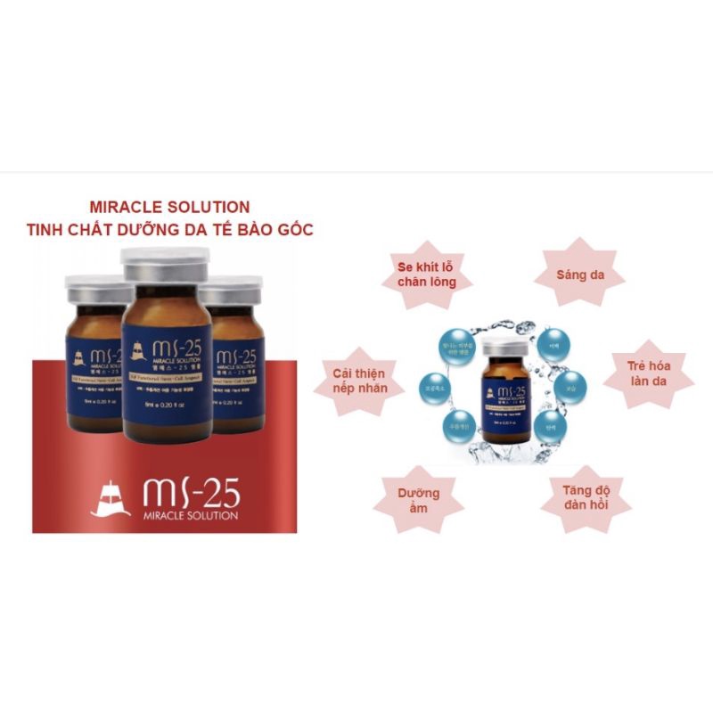 TINH CHẤT SIÊU TRẮNG DA MS25 MIRACLE SOLUTION | BigBuy360 - bigbuy360.vn