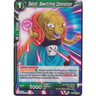 Thẻ bài Dragonball - TCG - Babidi, Bewitching Domination / BT13-075'