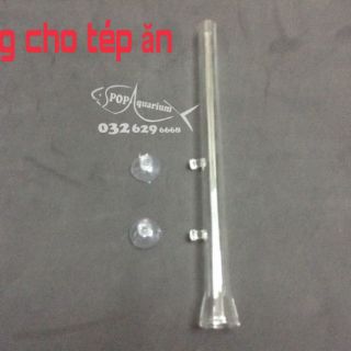 COMBO ống và chén thủy tinh cho tép ăn