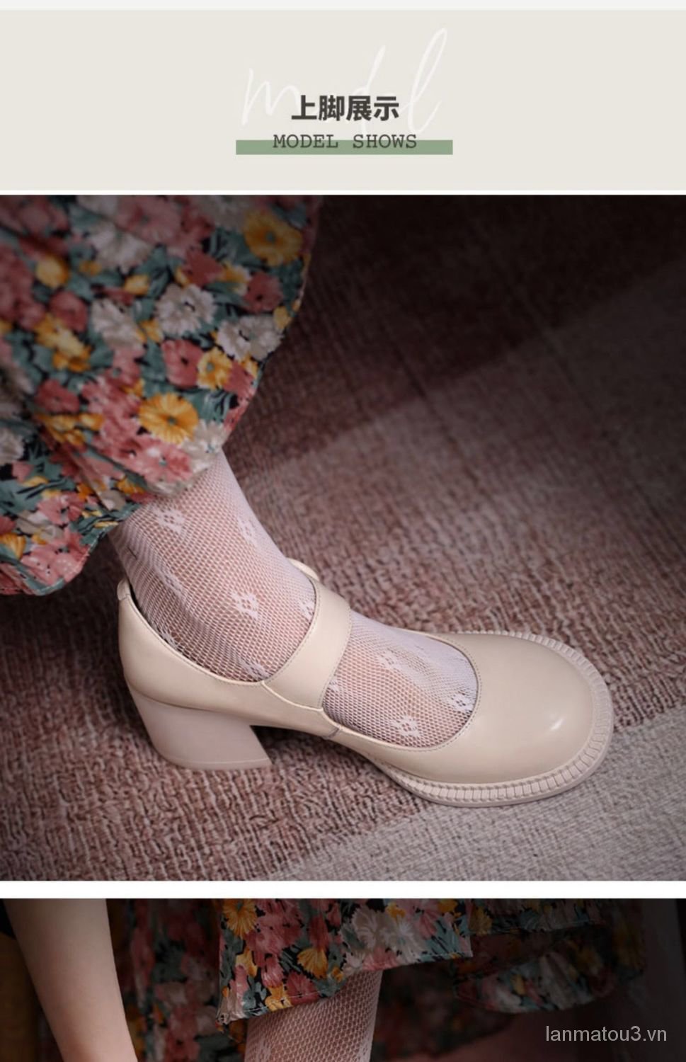 Giày Da Nữ Gót Vuông Thời Trang Lolita Jk21 | BigBuy360 - bigbuy360.vn