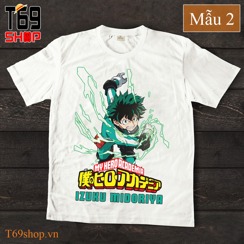 Áo thun anime My Hero Academia (Có nhiều mẫu)