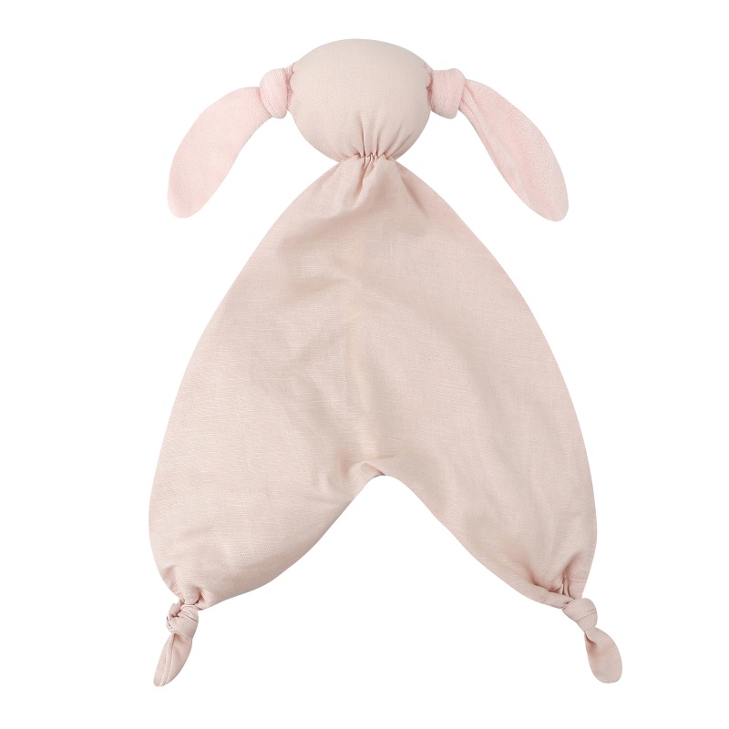 Khăn Cotton Mềm Mại Hình Chú Thỏ Đáng Yêu Cho Bé Sơ Sinh