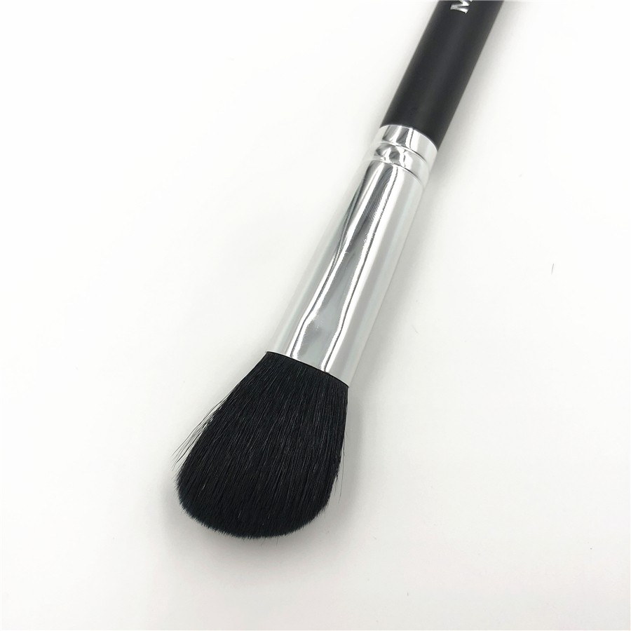 Natural Goat Hair Black Angled Blusher Brush M104 Contour Makeup Beauty Brush