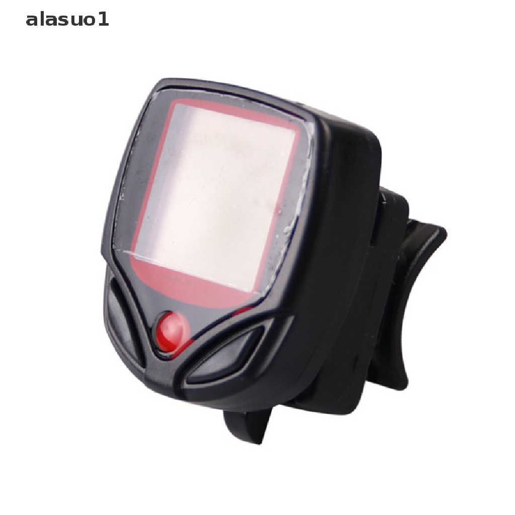 Đồng Hồ Đo Tốc Độ Xe Đạp alasuo1 Màn Hình Lcd Kỹ Thuật Số Chống Thấm Nước