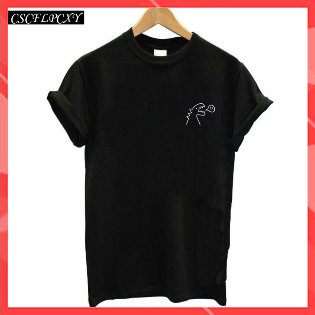 Áo thun phông nam nữ form rộng Familylove - Mẫu áo Unisex A Annoying Dinosaur chất Cotton 100% cao cấp