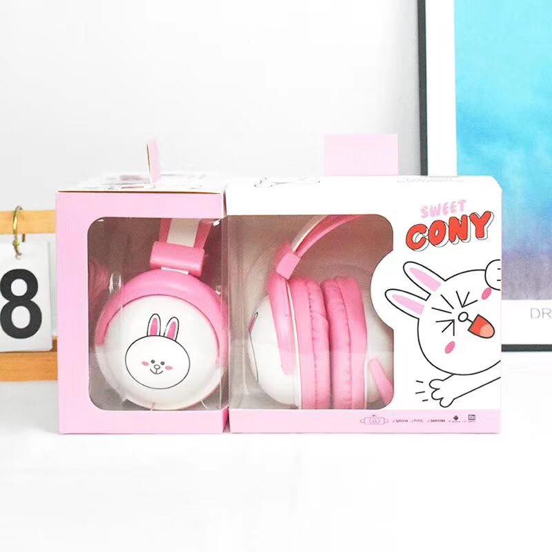 Tai nghe chụp tai hình thú Cartoon cực xinh.