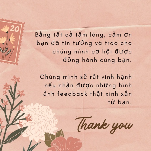 MI13 - 24 Tem thank you hình vuông cho shop online by Dreamer