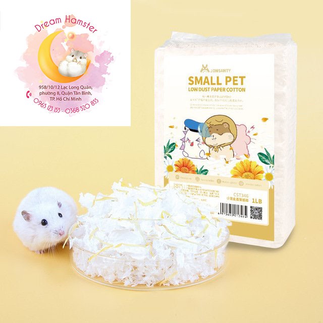 Giấy lót chuồng Small Pet (Jonsanty) - 1LB (450gr)
