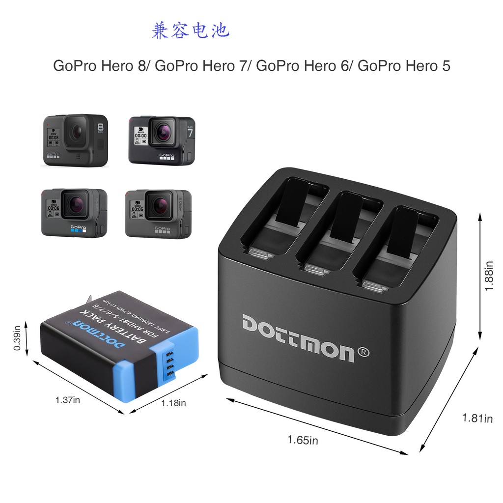 Pin GoPro 5/6/7/8/9/10 chính hãng - GoPro101 - inoxnamkim