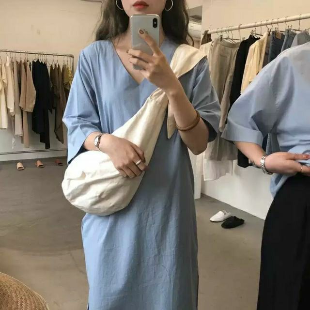 Túi đeo vai/đeo chéo (VẢI BỐ COTTON MỀM) - THẮT NÚT - CÁI BANG
