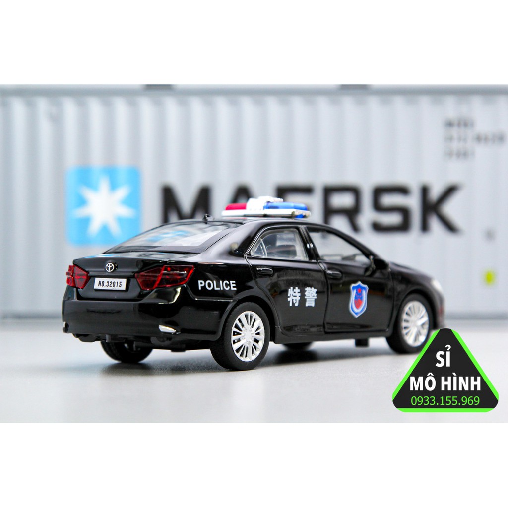 [ Sỉ Mô Hình ] Xe cảnh sát mô hình Toyota Camry Police 1:32