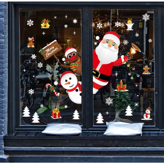 Decal dán tường Noel - Noel Chào 01