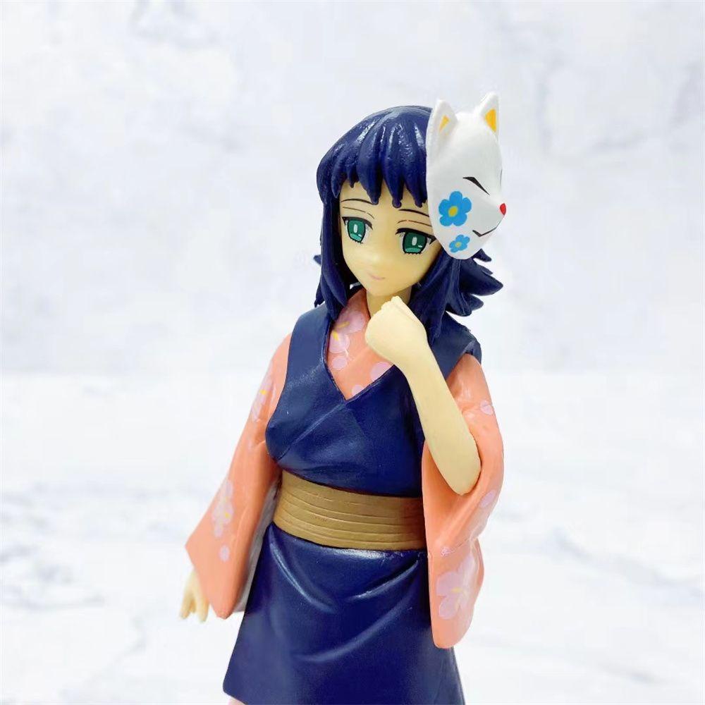 Mô Hình Nhân Vật Nữ Anime Demon Slayer Kawaii Bằng PVC 16cm WMES15H