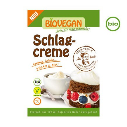 Whipping cream hữu cơ 27g Biovegan