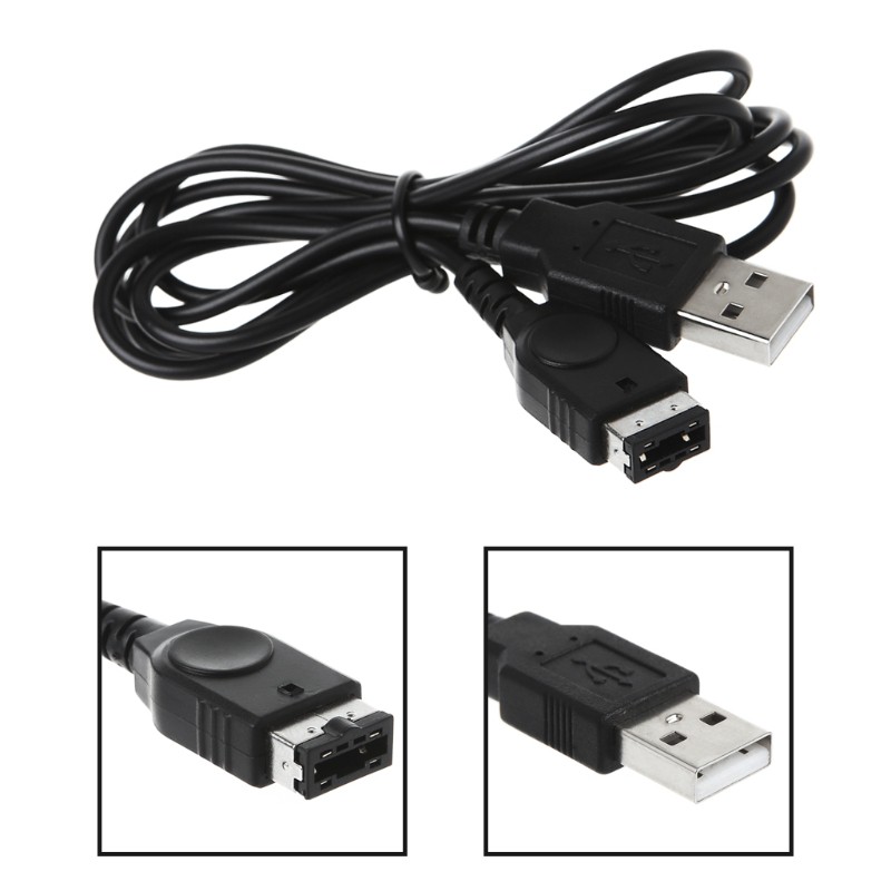 POWER ADVANCE Dây Cáp Sạc Usb 1.2m Cho Máy Game Gameboy Gba Sp