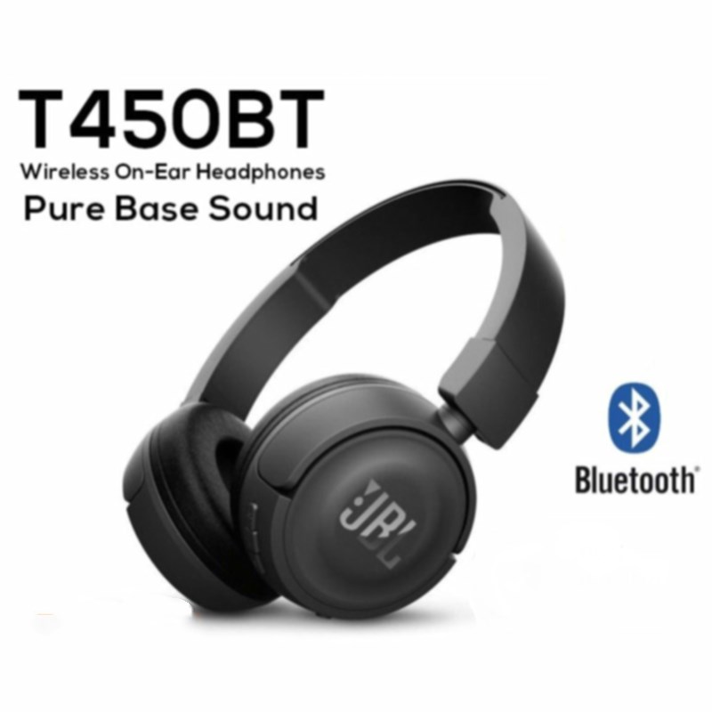 Tai Nghe Bluetooth Jbl T450Bt Âm Thanh Siêu Trầm Có Micro