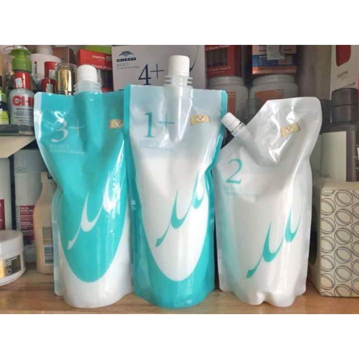 PHỤC HỒI TÓC HƯ TỔN 3 BƯỚC MILBON DEESSE'S 3+ 600ML | BigBuy360 - bigbuy360.vn