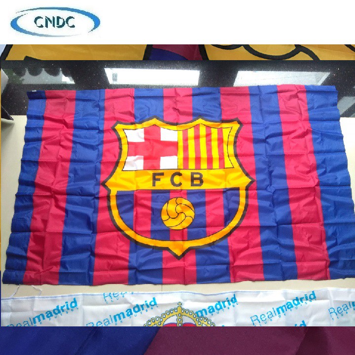 Cờ câu lạc bộ Barcelona loại lớn 150x90 cm - In 1 mặt