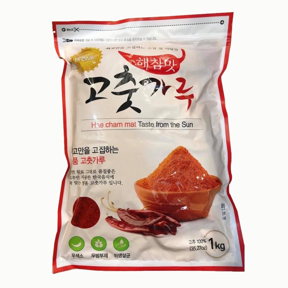 Bột ớt Haecham Mat Hàn Quốc làm kim chi, mỳ cay, tokbokki - Thương Hiệu Hanaro