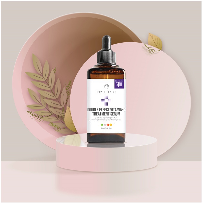 Tinh chất dưỡng trắng da mờ thâm L'eau Claire Double Effect Vitamin-C Treatment Serum 100ml