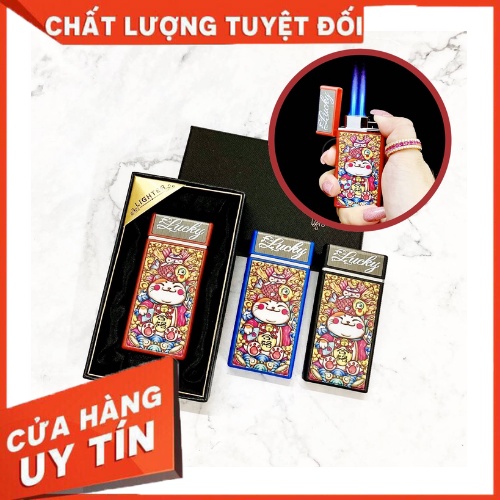 Hột-𝙌𝙪𝙚̣𝙩-𝘽𝙖̣̂𝙩-𝙇𝙪̛̉𝙖 2 tia hình mèo may mắn fullbox 3 màu viền