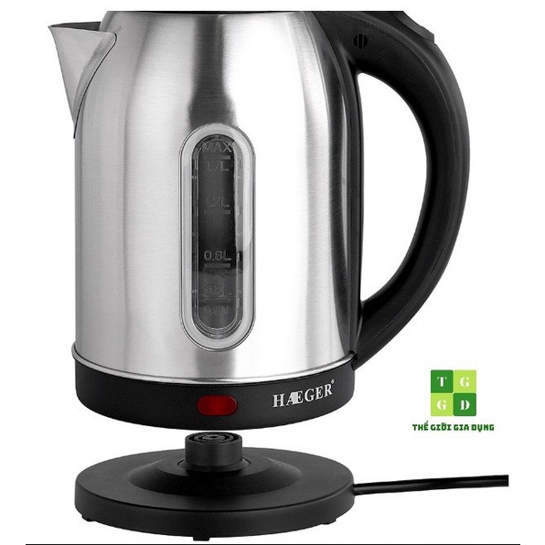 Ấm siêu tốc inox 304 dung tích 1.7L công suất 2500W an toàn sức khỏe