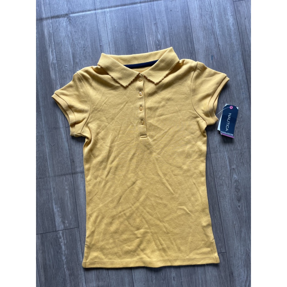 áo thun cotton cổ polo cho bé gái 4-16 tuổi hãng nautica xịn vnxk