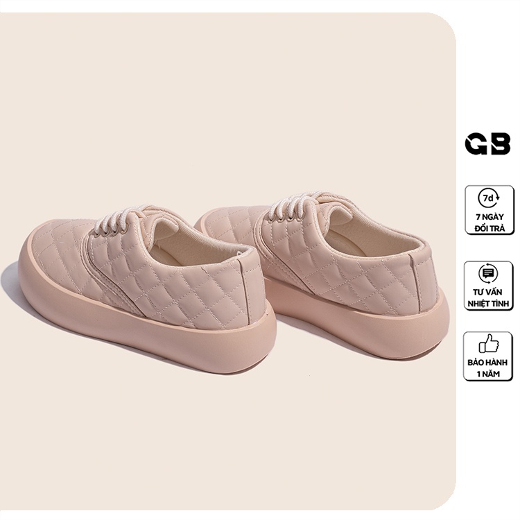 [Mã WABRMH99 giảm 12% đơn 99K]Giày Sneaker Nữ Basic 3 Màu Đế Cao 2 cm giayBOM B1631