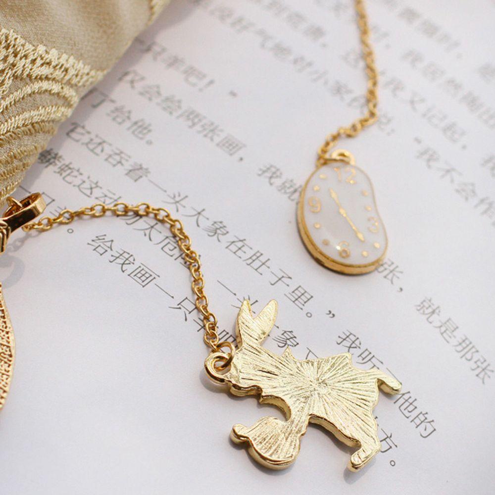 Phụ Kiện Đánh Dấu Trang Sách Bằng Kim Loại AUGUSTINA Phong Cách Retro Dành Cho Học Sinh / Văn Phòng