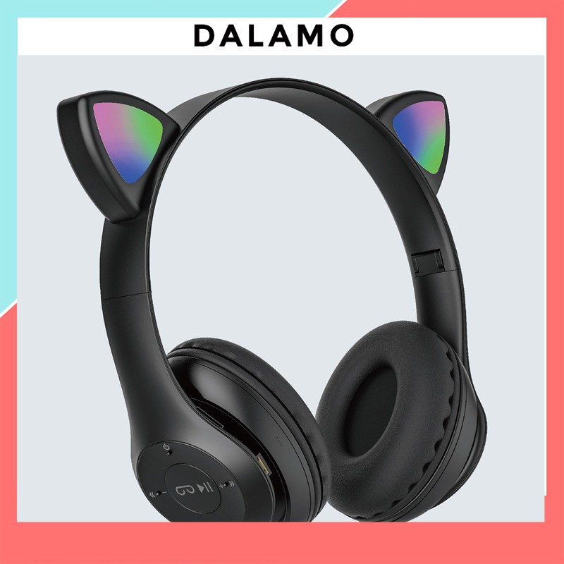 Tai Nghe Bluetooth Chụp tai có Mic ST71 Headphone không dây Dễ Thương tai mèo nghe nhạc, chơi game, cho bà bầu DALAMO | BigBuy360 - bigbuy360.vn