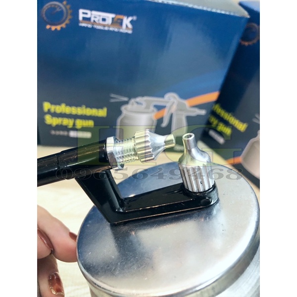 Súng Phun Sơn PROTEK PQ-1 bình chứa 400cc Hàng CHÍNH HÃNG