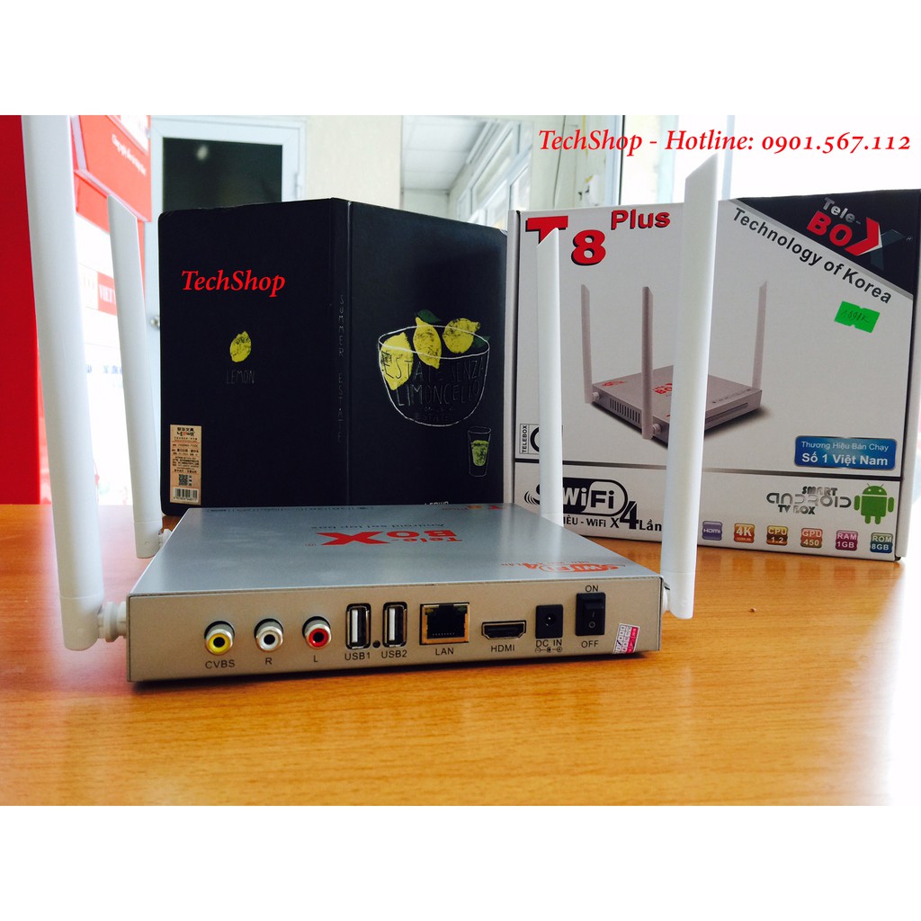 Android TiVi Box T8 Plus 4 Râu - Biến Ngay Tivi Thường Thành Smart TV