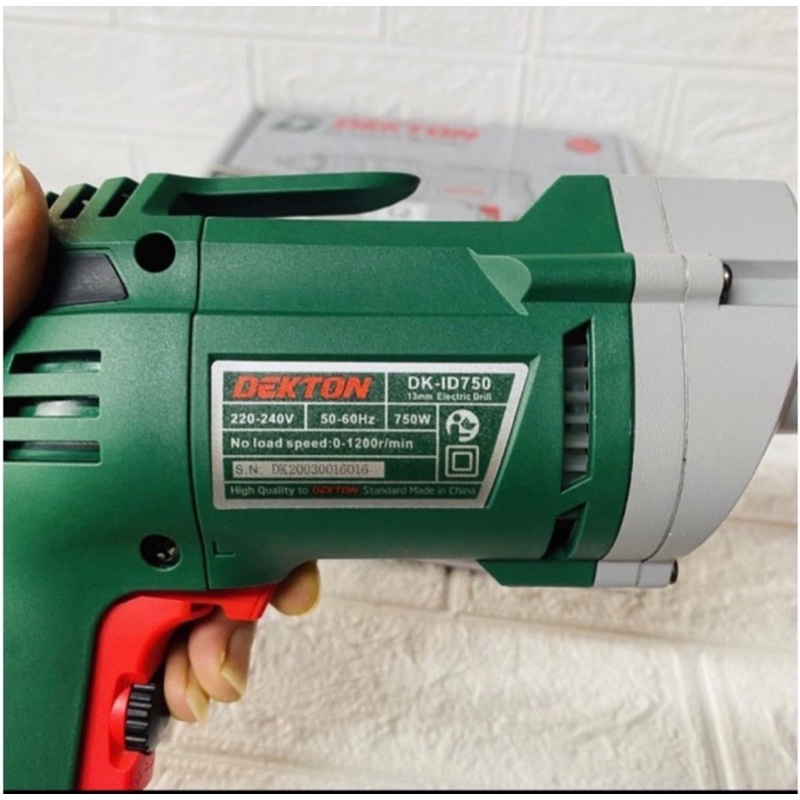 Máy khoan 13 ly DEKTON -công xuất 750w-bảo hành 12 tháng
