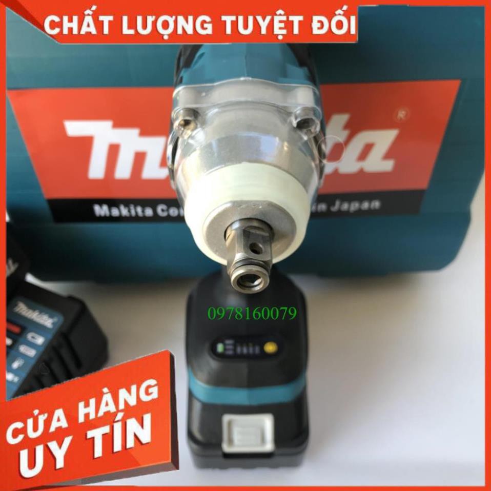 Máy siết Bulong, mở bu lông, vặn vít Makita. 72Vf 2 Pin không chổi than (tặng đầu chuyển vít) NPS