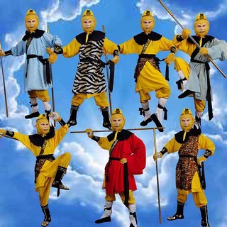 (Có Sẵn) Bộ Quần Áo Tôn Ngộ Không Tề Thiên Đại Thánh Đầy Đủ Phụ Kiện
