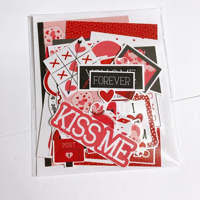 Sticker cắt sẵn trang trí love box ( Chủ đề tình yêu )