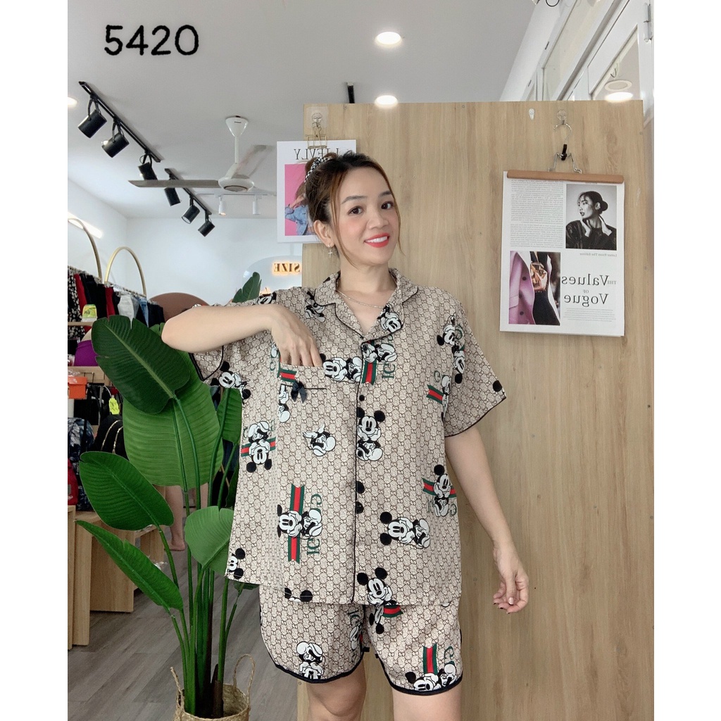 Bộ đùi pijama BIGSIZE MIC GG Da SS.Pi 5420