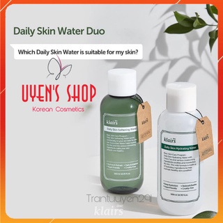 Nước hoa hồng Klairs Daily Skin Hydrating/ Softening Water 500ml