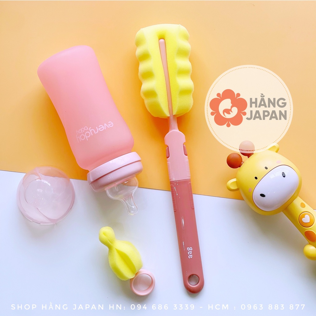 Bộ cọ 5 món rửa bình sữa AAG cao cấp Hàn Quốc