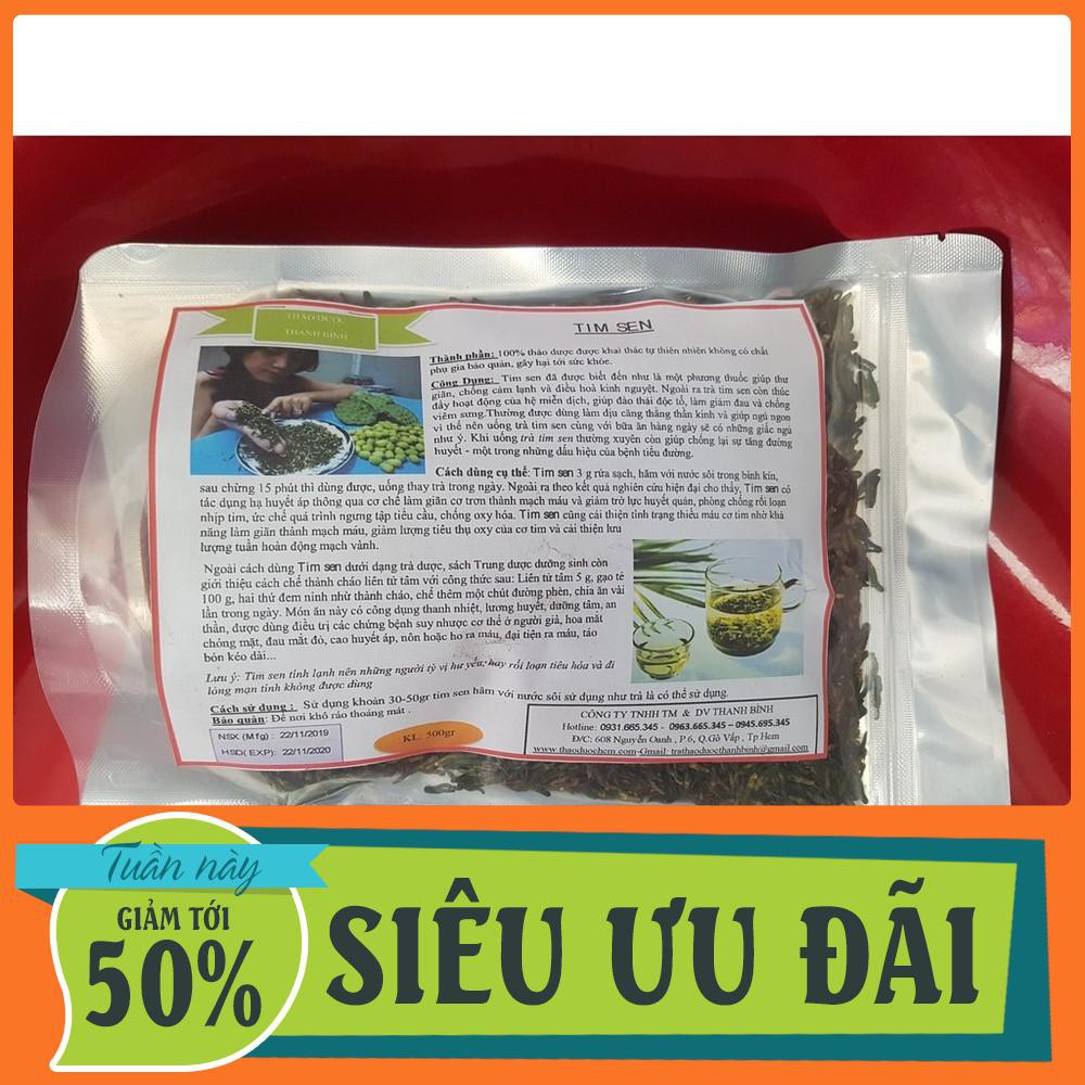 Tâm Sen (Tim Sen) 100gr - Hàng Công Ty Loại 1 - Cây Thuốc Nam Trị Bệnh