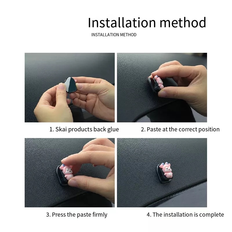 Set 2 Móc Treo Đồ mini Dán Tường Đa Năng Họa Tiết Hoạt Hình Sáng Tạo Sắp Xếp Gọn Gàng Cho Nhà Ở / Xe Hơi