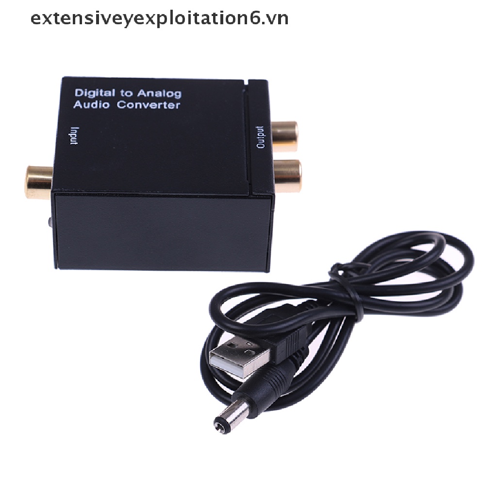 Bộ Chuyển Đổi Âm Thanh toslink digital Sang analog RCA L / R E6VN / E6VN