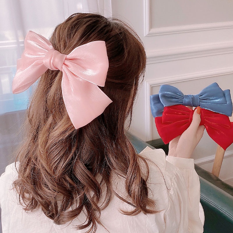 Phiên bản Hàn Quốc Cái mới Nơ kẹp tóc Phụ kiện tóc