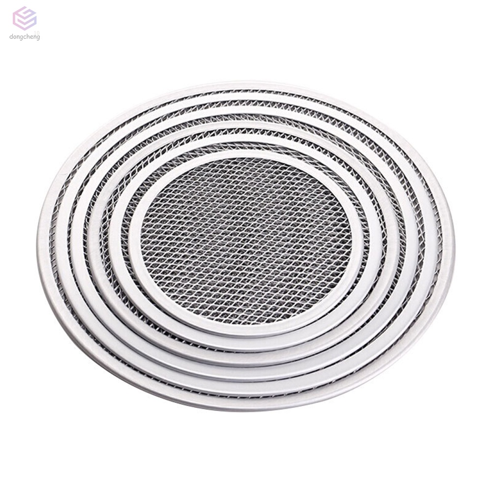 Khay Nướng Bánh Pizza Hình Tròn Bằng Hợp Kim Nhôm Chống Dính Chịu Nhiệt Kèm Lỗ Tiện Dụng