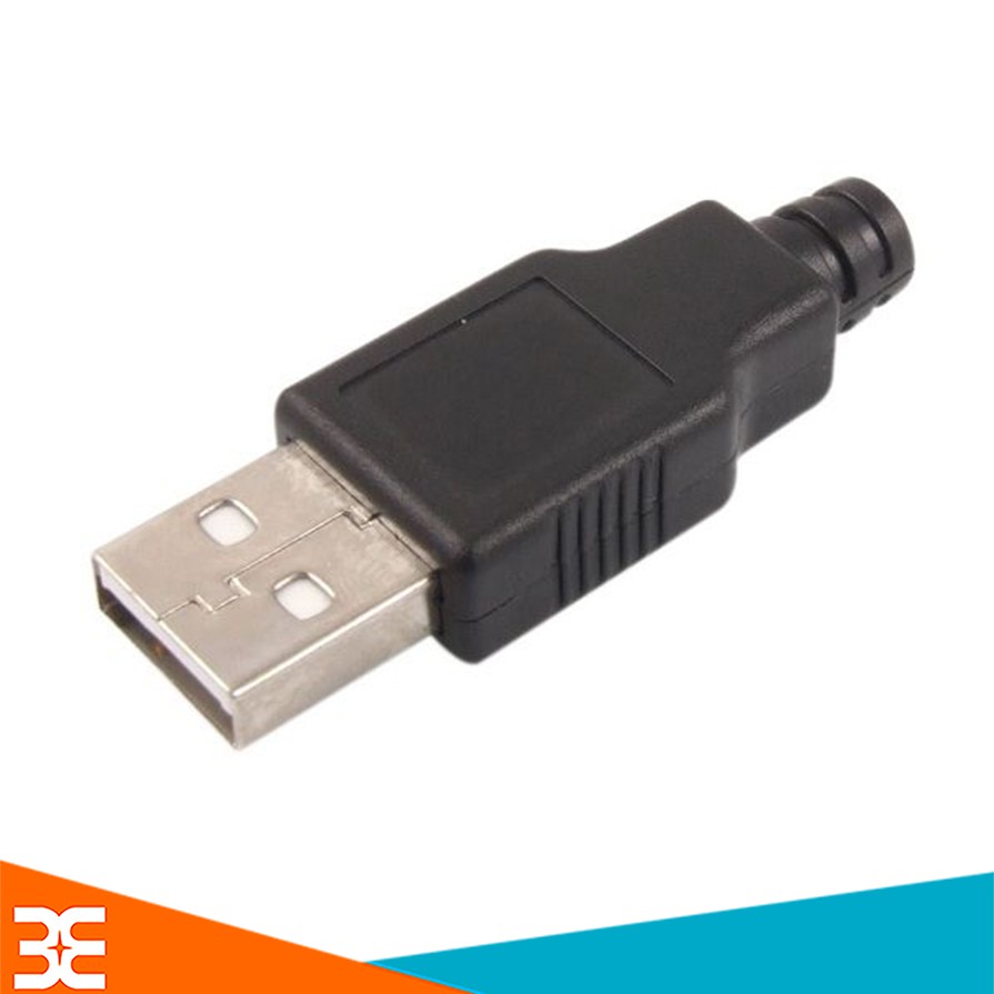 Đầu Jack Cổng USB A Đực 4P + Vỏ | WebRaoVat - webraovat.net.vn