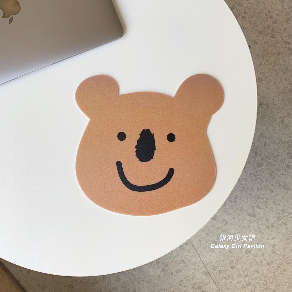 Tấm Lót Chuột Chống Trượt Hình Galaxy Độc Đáo|Miếng Lót Chuột Họa Tiết Gấu Koala Hoạt Hình Phong Cách Hàn Quốc