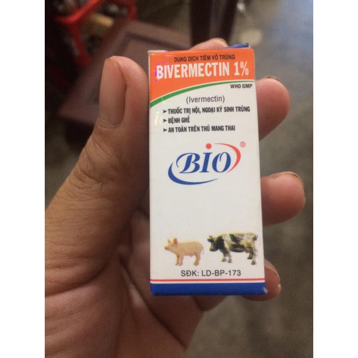 [DT] Bio Bivermectin 1% 10ml - Nội, Ngoại Ký Sinh Trùng, Bệnh Ghẻ Trên Chó Mèo, An Toàn Trên Thú Mang Thai