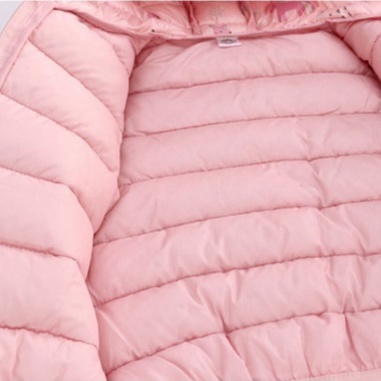 Trẻ em mùa đông dày in bông thời trang áo khoác ấm dễ thương