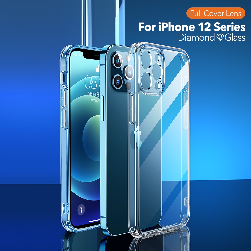 Ốp điện thoại ESR cho iPhone 12 Pro Max trong suốt bảo vệ ống kính toàn diện